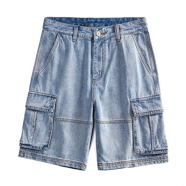 moruancle mens summer cargo denim shorts with big pockets loose fit tactical short jeans man baggy jeans shorts plus size 28-42, Blue
moruancle mens summer cargo denim shorts with big pockets loose fit tactical short jeans man baggy jeans shorts plus size 28-42, Blue