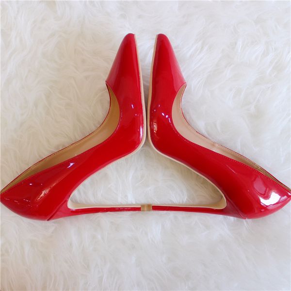 fee new style lady nude patent leather point toe high heels shoes boots pumps 80 mm 120mm 100mm genuine leather, Black
fee new style lady nude patent leather point toe high heels shoes boots pumps 80 mm 120mm 100mm genuine leather, Black