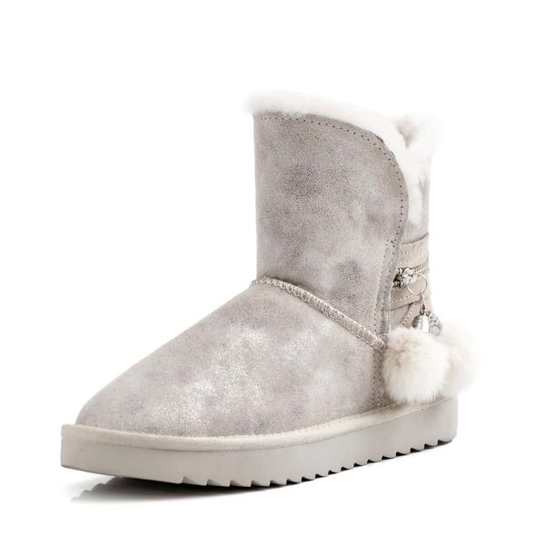 wayneflex fur boots women rhinestone glitter boots with the same hair ball australian snowboots winter women, Black
wayneflex fur boots women rhinestone glitter boots with the same hair ball australian snowboots winter women, Black