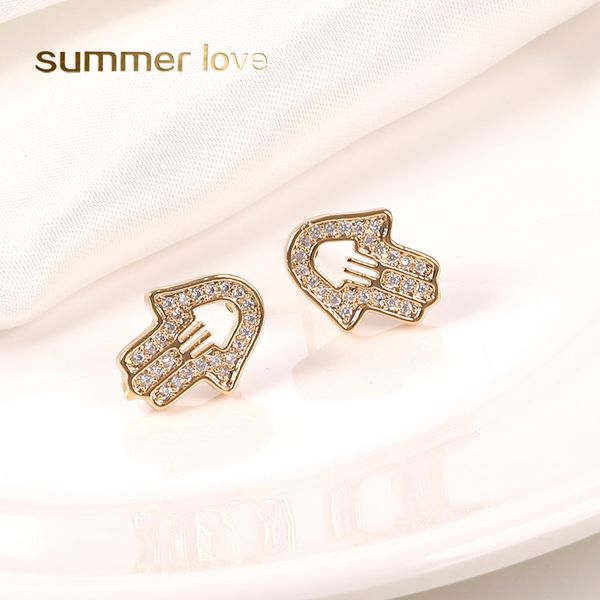 new arrival hand hollow cubic zirconia stud earring for women girl fashion cz micro pave gold plated antiallergy pin earring jewelry gift, Golden;silver
new arrival hand hollow cubic zirconia stud earring for women girl fashion cz micro pave gold plated antiallergy pin earring jewelry gift, Golden;silver