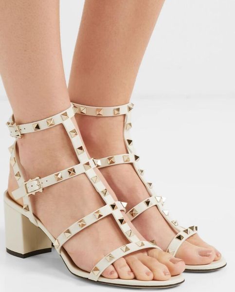 summer 2020 brand women rock studs sandals high heels genuine leather rivets sandals luxury designer lady gladiator sandalias mujer, Black
summer 2020 brand women rock studs sandals high heels genuine leather rivets sandals luxury designer lady gladiator sandalias mujer, Black