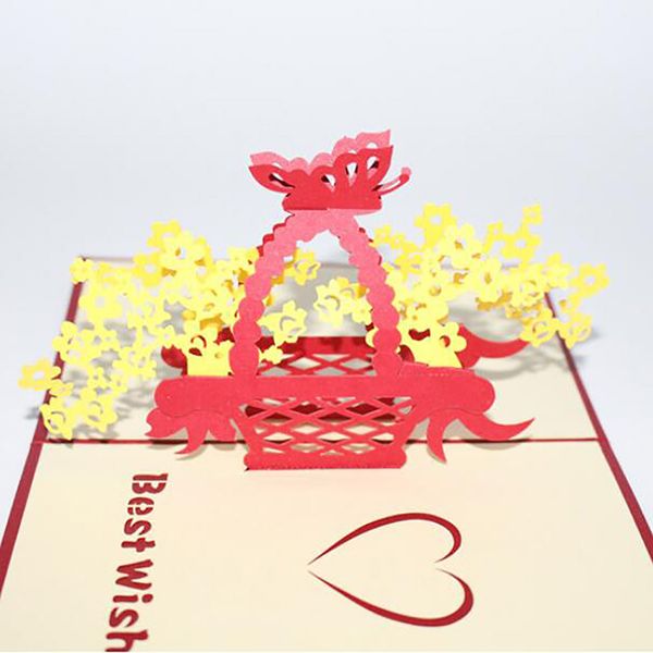laser cutting greeting card creative -up paper basket greeting card new thank you postcard
laser cutting greeting card creative -up paper basket greeting card new thank you postcard