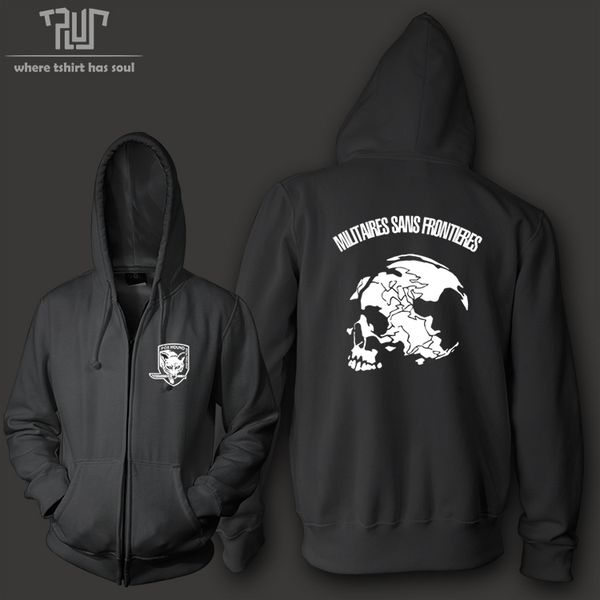 sexemara metal gear hound special force men women zip up hoodie hooded sweatershirt organic cotton fleece inside, Black
sexemara metal gear hound special force men women zip up hoodie hooded sweatershirt organic cotton fleece inside, Black