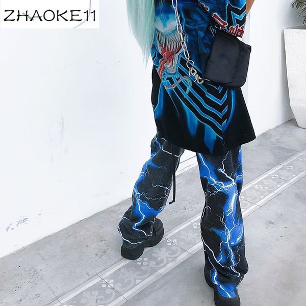 lightning print streetwear cargo pants women casual ladies trousers high waist hip hop baggy pants autumn winter, Black;white
lightning print streetwear cargo pants women casual ladies trousers high waist hip hop baggy pants autumn winter, Black;white