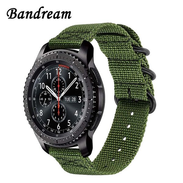 bandream genuine woven nylon watchband 22mm for samsung gear s3 gear 2 neo live quick release watch band steel clasp wrist strap, Black;brown
bandream genuine woven nylon watchband 22mm for samsung gear s3 gear 2 neo live quick release watch band steel clasp wrist strap, Black;brown