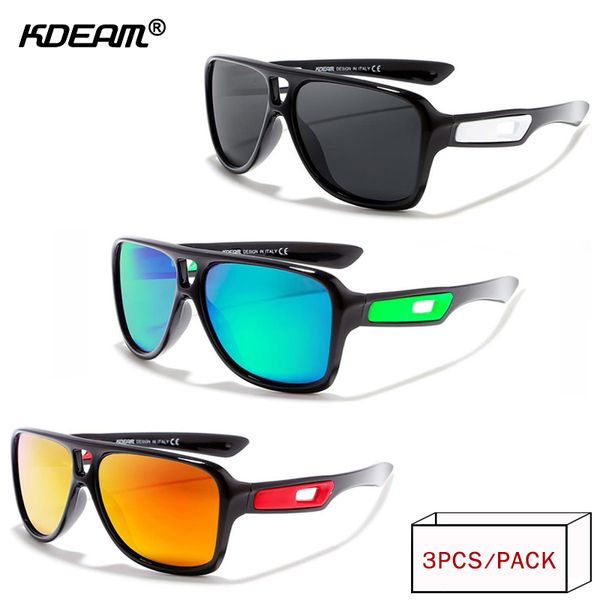 kdeam 2018 year-end promotion men sport sunglasses polarized oculos de sol women reflective coating lunettes uv400 3 pieces r184, White;black
kdeam 2018 year-end promotion men sport sunglasses polarized oculos de sol women reflective coating lunettes uv400 3 pieces r184, White;black