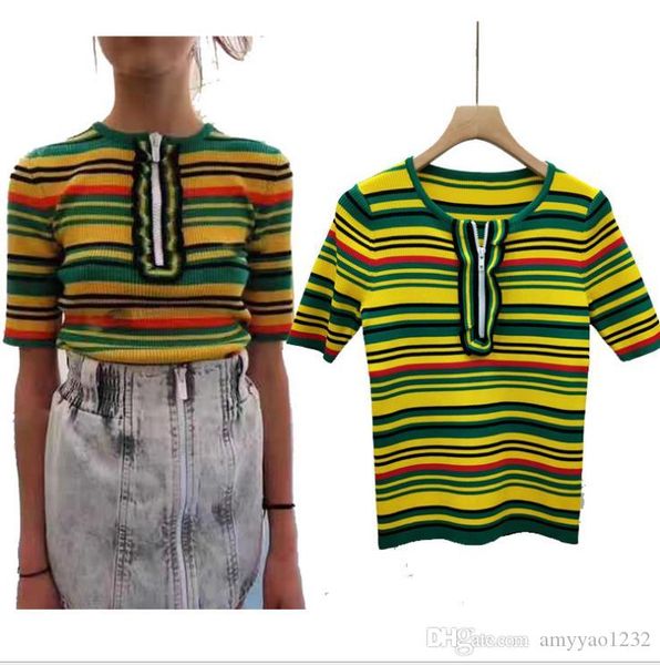 1222 2019 весенние свитера с коротким рукавом круглый вырез роскошный желтый красный свитер пром мода женская бесплатная доставка цянь, White
1222 2019 весенние свитера с коротким рукавом круглый вырез роскошный желтый красный свитер пром мода женская бесплатная доставка цянь, White