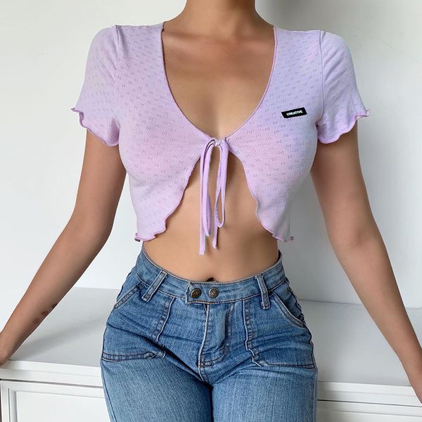2020 summer new high-end quality niche design fashion printed short-sleeved v-neck lace-up t-shirt women, White
2020 summer new high-end quality niche design fashion printed short-sleeved v-neck lace-up t-shirt women, White