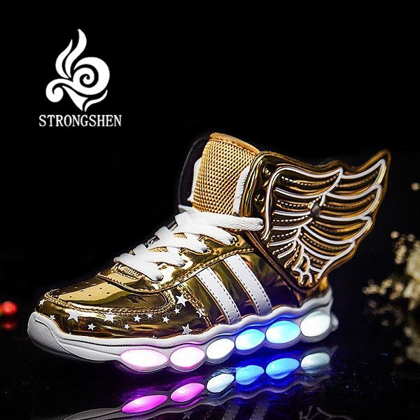 strongshe children shoes with light boys&girls casual led shoes for kids usb charging led light up 3 colors wing kids, Black;red
strongshe children shoes with light boys&girls casual led shoes for kids usb charging led light up 3 colors wing kids, Black;red