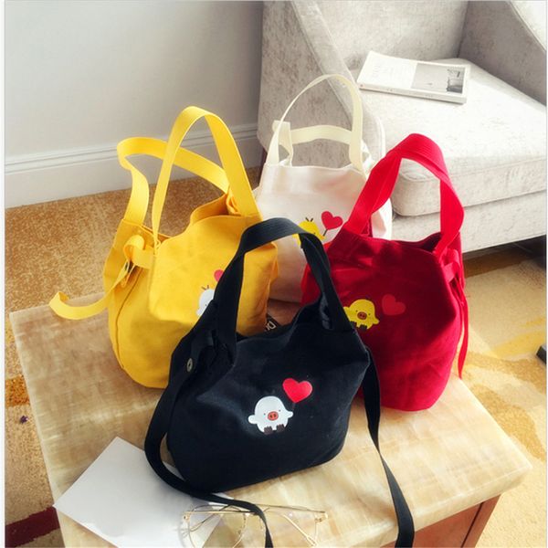 shoulder bags women's fashion bag selling cute heart pig and chick pattern large-capacity handbag canvas
shoulder bags women's fashion bag selling cute heart pig and chick pattern large-capacity handbag canvas