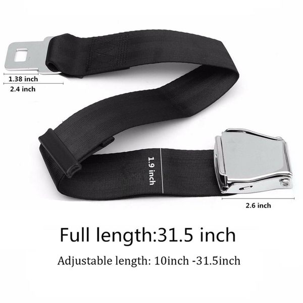 lonleap universal 25-80cm airplane seat belt extender aircraft buckle tough black adjustable portable airline seatbelt extender
lonleap universal 25-80cm airplane seat belt extender aircraft buckle tough black adjustable portable airline seatbelt extender