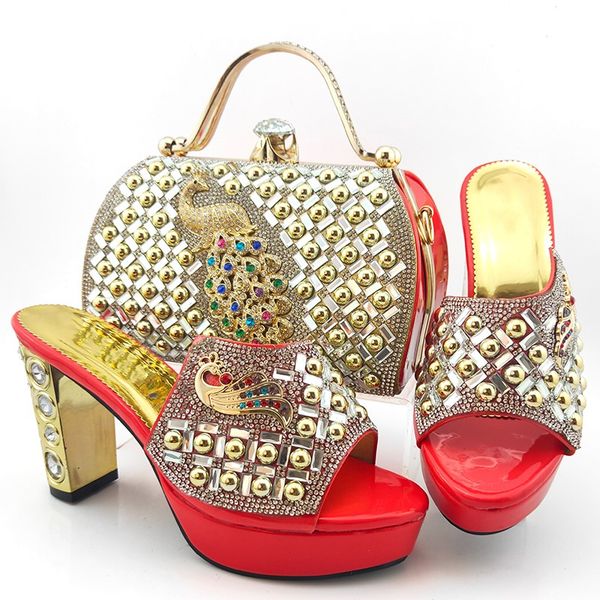 Wonderful coral women pumps with crystal decoration heel style african dress shoes match handbag set MD015,heel 10.5CM
Wonderful coral women pumps with crystal decoration heel style african dress shoes match handbag set MD015,heel 10.5CM
