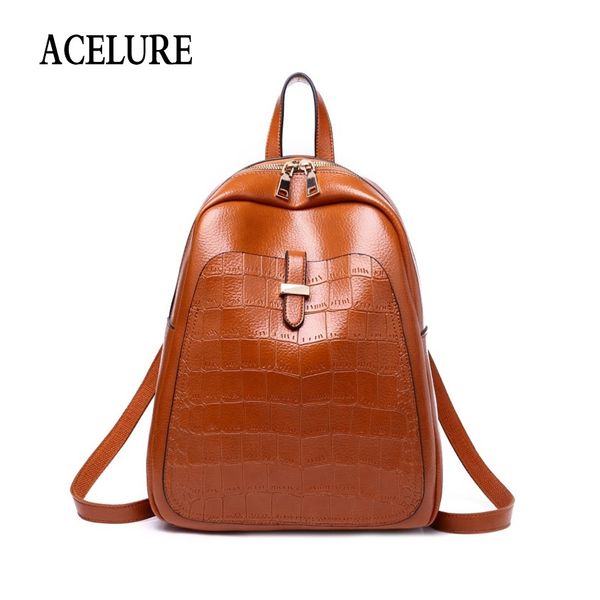 acelure simple style soft pu leather backpack casual solid color girls alligator backpack preppy style students school bags q190428
acelure simple style soft pu leather backpack casual solid color girls alligator backpack preppy style students school bags q190428
