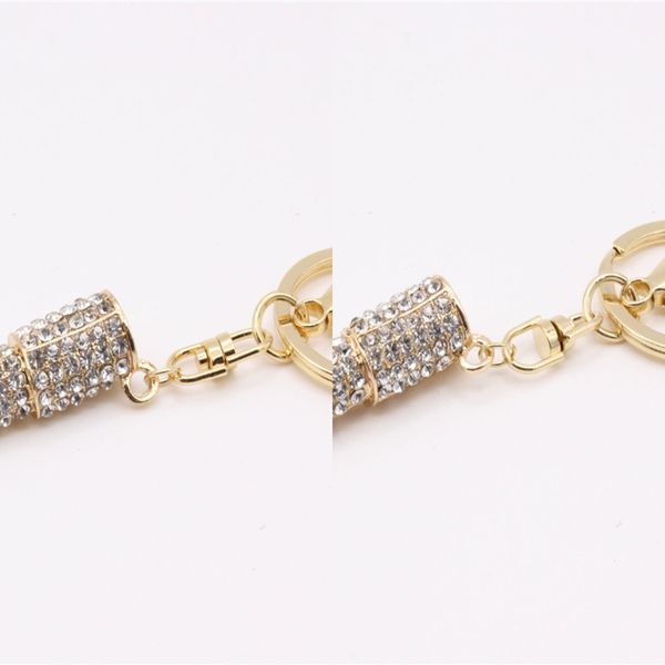 jewelry jewelry fashion ins metal diamond fashion lipstick lipstick keychain bag pendant car key ring wholesale, Silver
jewelry jewelry fashion ins metal diamond fashion lipstick lipstick keychain bag pendant car key ring wholesale, Silver