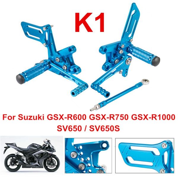 cnc motorcycle footrest footpegs foot peg pedal rearset blue style for sv650 sv650s gsxr600 gsxr750 gsx-r1000 k1 d40
cnc motorcycle footrest footpegs foot peg pedal rearset blue style for sv650 sv650s gsxr600 gsxr750 gsx-r1000 k1 d40