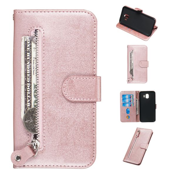 pure zipper leather case for samsung galaxy j4 2018/j6 2018 europe version/j7 2018 us version cover filp stand with card slot
pure zipper leather case for samsung galaxy j4 2018/j6 2018 europe version/j7 2018 us version cover filp stand with card slot