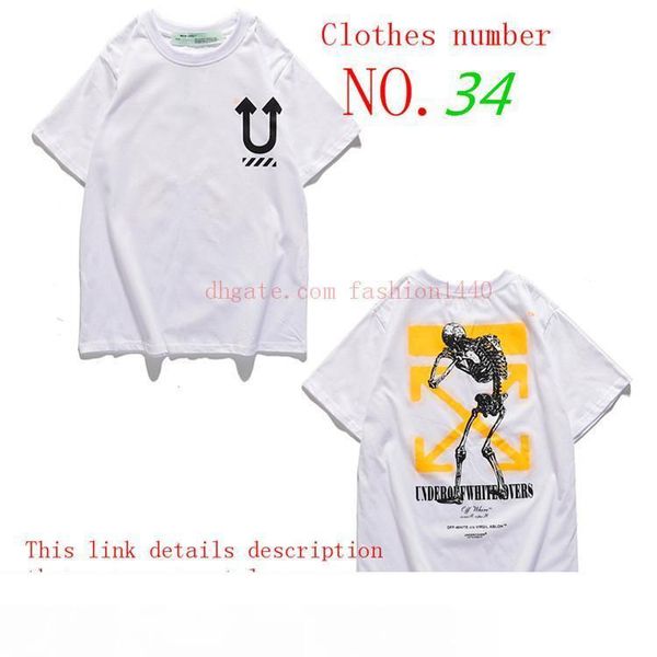 aa1 men's brand t-shirt ladies t-shirt off summer clothes clothes men's white fashion t-shirt 2020 sweatshirt
aa1 men's brand t-shirt ladies t-shirt off summer clothes clothes men's white fashion t-shirt 2020 sweatshirt