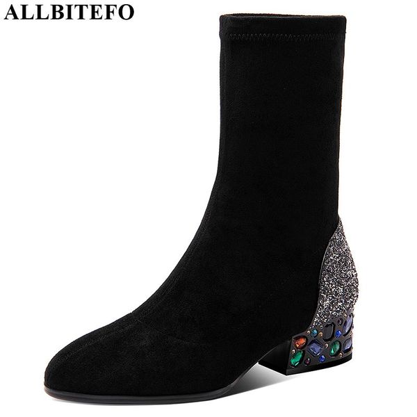 allbitefo flock round toe women boots autumn winter ankle boots comfortable water drill decoration fashion, Black
allbitefo flock round toe women boots autumn winter ankle boots comfortable water drill decoration fashion, Black