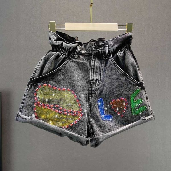 spodenki damskie nancylim 2020 summer new loose high waist thin denim shorts bronzing glitter cowboy shorts female pants, Blue
spodenki damskie nancylim 2020 summer new loose high waist thin denim shorts bronzing glitter cowboy shorts female pants, Blue