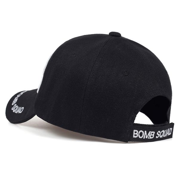 bomb squad 3d embroidered baseball cap fashion hip hop sports caps men cotton casual hat adjustable sunhats, Blue;gray
bomb squad 3d embroidered baseball cap fashion hip hop sports caps men cotton casual hat adjustable sunhats, Blue;gray