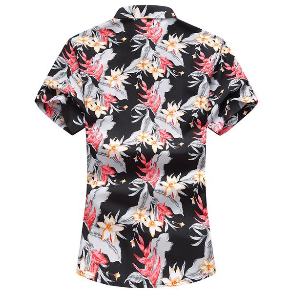 cross-border men's clothes plus t large flower shirt white t shirt wild designer short-sleeved shirts mens clothing fat tshirts 6 teage, Black
cross-border men's clothes plus t large flower shirt white t shirt wild designer short-sleeved shirts mens clothing fat tshirts 6 teage, Black