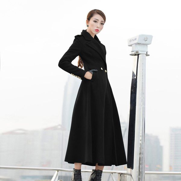 winter woman coats 2019 autumn and winter new black wool coat slim long wool coat large size professional female
winter woman coats 2019 autumn and winter new black wool coat slim long wool coat large size professional female