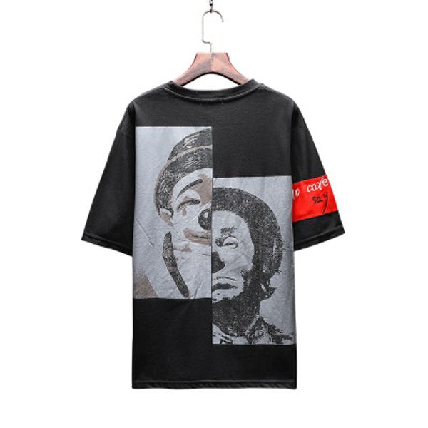 mens summer breathable sell t-shirts loose clown print fashion tee casual short sleeve male clothing, White;black
mens summer breathable sell t-shirts loose clown print fashion tee casual short sleeve male clothing, White;black
