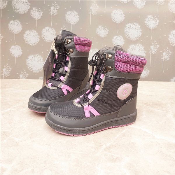 good new 1pair girl waterproof snow boots fashion girl children winter warm boots, kids snow boots, Black;grey
good new 1pair girl waterproof snow boots fashion girl children winter warm boots, kids snow boots, Black;grey