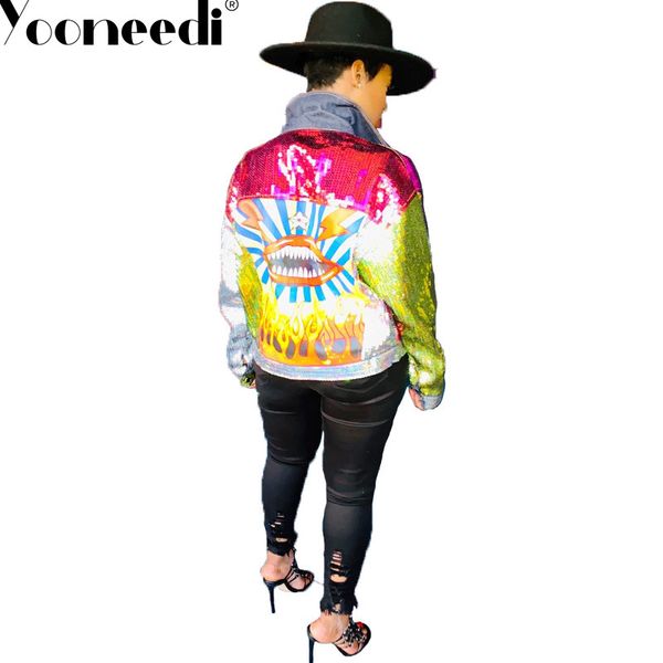 yooneedi 2019 autumn design high street women jacket color solid sequins o-neck full sleeve ladies outwear cy-8238, Black
yooneedi 2019 autumn design high street women jacket color solid sequins o-neck full sleeve ladies outwear cy-8238, Black