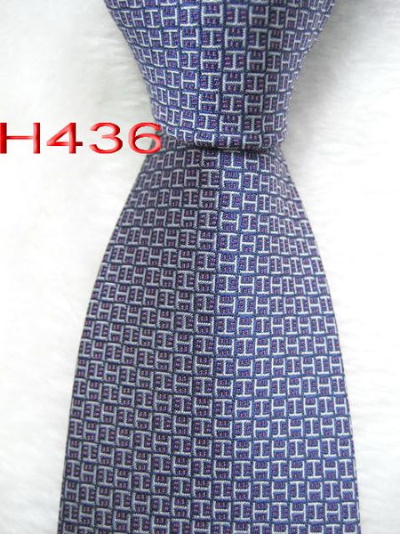 woven necktie h436 #100%silk handmade men's tie jacquard rlwmu, White;black 
woven necktie h436 #100%silk handmade men's tie jacquard rlwmu, White;black