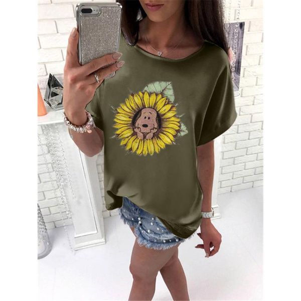 plus size women sports t-shirt summer running short-sleeved tshirt ladies sunflower printing loose casual o-neck t shirt, Black;blue
plus size women sports t-shirt summer running short-sleeved tshirt ladies sunflower printing loose casual o-neck t shirt, Black;blue