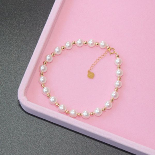 sinya 5.5-6mm akoya or freshwater pearls au750 gold beads strands bracelet for ladies girls length 16cm 17cm 18cm optional, Golden;silver
sinya 5.5-6mm akoya or freshwater pearls au750 gold beads strands bracelet for ladies girls length 16cm 17cm 18cm optional, Golden;silver