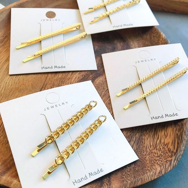 european usa selling fashion make up hair clips gold color metal women girls hair pins, Black;brown
european usa selling fashion make up hair clips gold color metal women girls hair pins, Black;brown