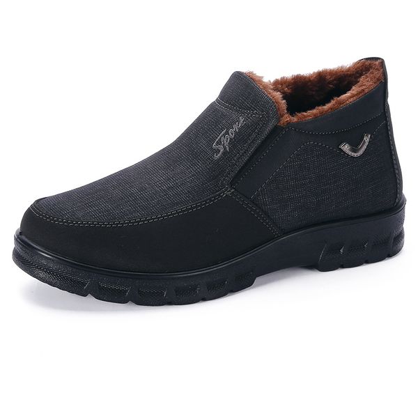 2019 men boots winter fur warm ankle snow boots men winter rubber work sneakers, Black
2019 men boots winter fur warm ankle snow boots men winter rubber work sneakers, Black