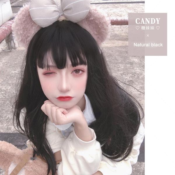 synthetic wigs ailiade long black lolita with bangs heat resistant straight for women african american fake hair
synthetic wigs ailiade long black lolita with bangs heat resistant straight for women african american fake hair