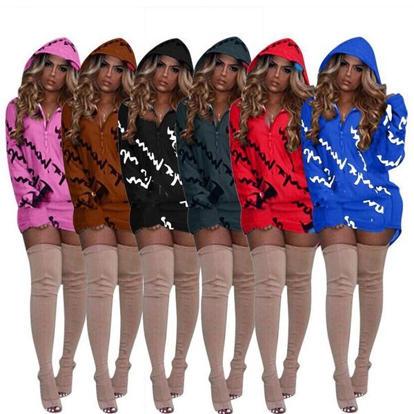 champion brand casual long sleeve coat women clothes hooded zipper sweater dress autumn hoodies winter loose sweatshirts c8905, Black
champion brand casual long sleeve coat women clothes hooded zipper sweater dress autumn hoodies winter loose sweatshirts c8905, Black