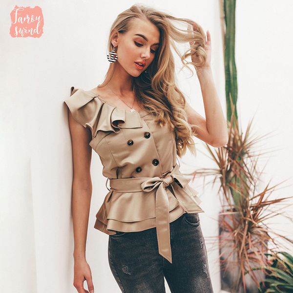 сексуальный camis одно плеча нерегулярной женщина топы лето рюши пояс хаки шелковых танки blusas elegant партия женщина полиэстер лифчики, White
сексуальный camis одно плеча нерегулярной женщина топы лето рюши пояс хаки шелковых танки blusas elegant партия женщина полиэстер лифчики, White