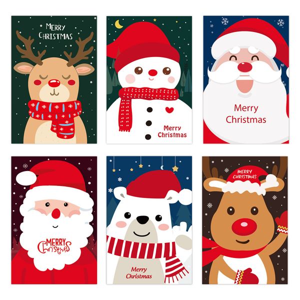 creative santa claus greeting card, relatives, friends and lovers send greeting cards to each other to welcome the day 
creative santa claus greeting card, relatives, friends and lovers send greeting cards to each other to welcome the day