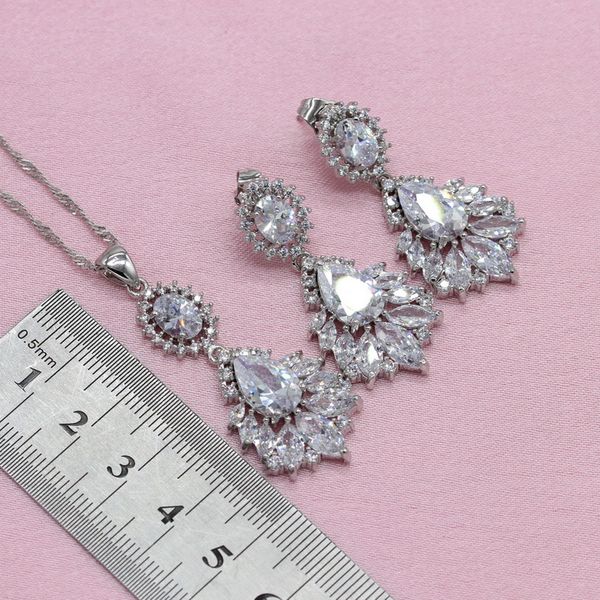 4 colors white red blue green crystal 925 silver jewelry sets earring for women pendant necklace ring bracelet gift box, Slivery;golden
4 colors white red blue green crystal 925 silver jewelry sets earring for women pendant necklace ring bracelet gift box, Slivery;golden
