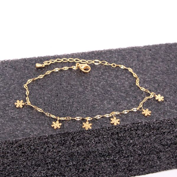 hang 6 beautiful snowflake charm anklets for women titanium steel gold color anklet fashion foot jewelry leg chain female, Red;blue
hang 6 beautiful snowflake charm anklets for women titanium steel gold color anklet fashion foot jewelry leg chain female, Red;blue