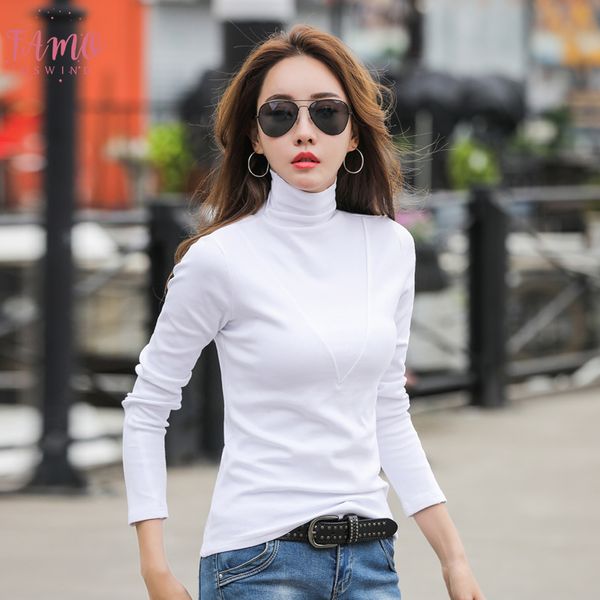 thick fleece t shirt women turtleneck long sleeve cotton multi colors autumn winter tshirt bottoming mujer t90392, White
thick fleece t shirt women turtleneck long sleeve cotton multi colors autumn winter tshirt bottoming mujer t90392, White