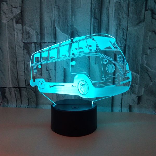 heat sell colorful bus 3d vision lamp touch led second gram force three-dimensional illusion lamp originality 3d small night-light
heat sell colorful bus 3d vision lamp touch led second gram force three-dimensional illusion lamp originality 3d small night-light