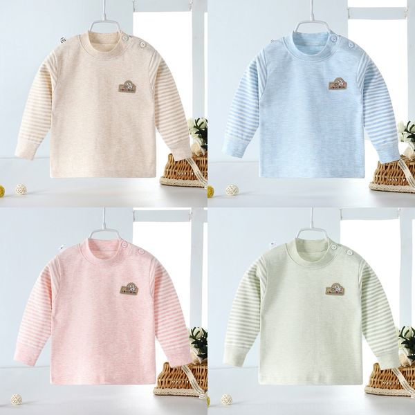 baby one-piece t-shirt thin close-fitting long-sleeved color cotton men's coat autumn clothes autumn clothes and women's jacket, Blue
baby one-piece t-shirt thin close-fitting long-sleeved color cotton men's coat autumn clothes autumn clothes and women's jacket, Blue