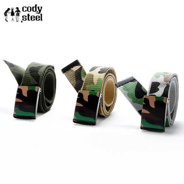 cody steel male fashion belt boy army camouflage waist belt smooth buckle strap drop canvas men, Black;brown
cody steel male fashion belt boy army camouflage waist belt smooth buckle strap drop canvas men, Black;brown