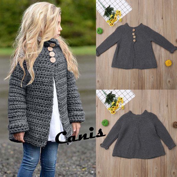 2018 multitrust brand childrens girls knitted sweater cardigan outerwear warm gray autumn winter jumper coat wool warm jacket, Blue;gray
2018 multitrust brand childrens girls knitted sweater cardigan outerwear warm gray autumn winter jumper coat wool warm jacket, Blue;gray