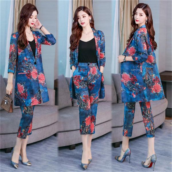 print long and small suit suit female 2019 autumn new korean version of the early autumn fashion fashion two setsof tide ms, White;black
print long and small suit suit female 2019 autumn new korean version of the early autumn fashion fashion two setsof tide ms, White;black