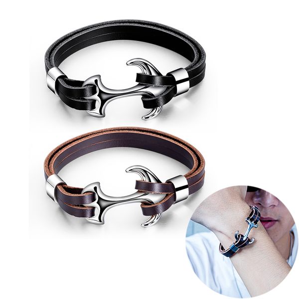 chic vintage anchor stainless steel cuff bangle fashion women men pu leather wristband bracelet charm jewelry birthday gift, Golden;silver
chic vintage anchor stainless steel cuff bangle fashion women men pu leather wristband bracelet charm jewelry birthday gift, Golden;silver