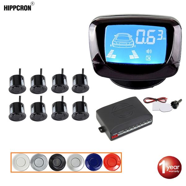 hippcron car parking sensor kit 8 sensors 22mm lcd display car reverse backup radar monitor system 12v
hippcron car parking sensor kit 8 sensors 22mm lcd display car reverse backup radar monitor system 12v
