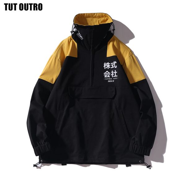 turtlencek hip hop jacket windbreaker men japan harajuku front pockets jacket coat retro vintage casual track streetwear, Black;brown
turtlencek hip hop jacket windbreaker men japan harajuku front pockets jacket coat retro vintage casual track streetwear, Black;brown