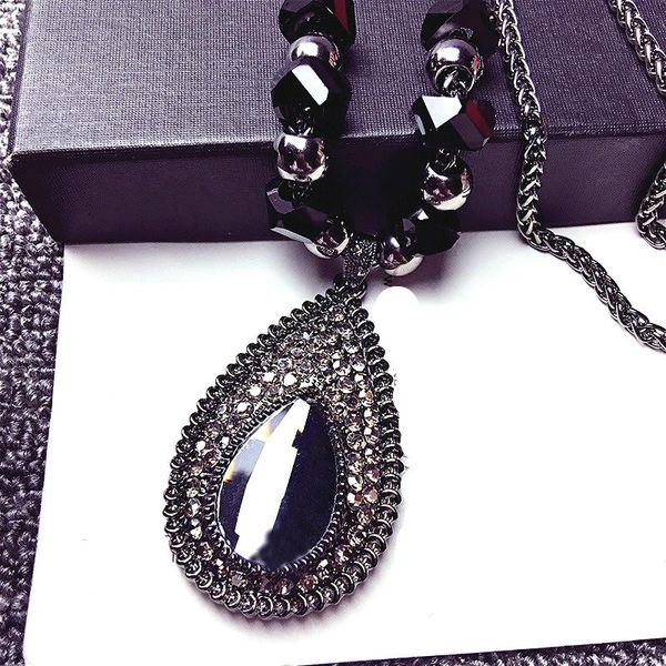 сверкающих капли воды горный хрусталь длинное ожерелье женщины bijoux мода простой свитер кулон ювелирные изделия аксессуары, Silver
сверкающих капли воды горный хрусталь длинное ожерелье женщины bijoux мода простой свитер кулон ювелирные изделия аксессуары, Silver